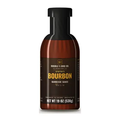 Stoten's Bourbon — BBQ sauce bottle
