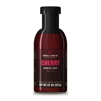 Double S Cherry — BBQ sauce bottle