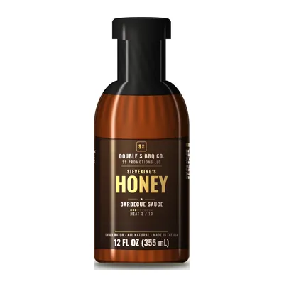 Sieveking's Honey — BBQ sauce bottle